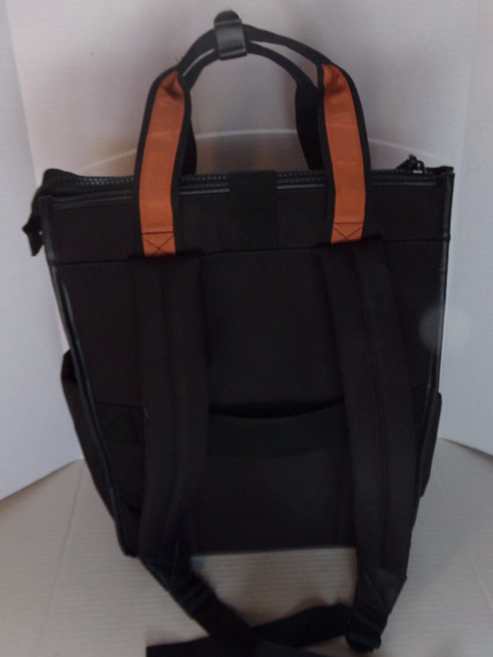 New Without Tags Joan & David Backpack Tote Canvas Lots Of Pockets - Picture 5 of 15